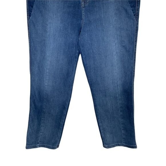 Sanctuary Denim Crop Jeans Womens 32 High Rise Modern Straight Blue - Picture 4 of 13